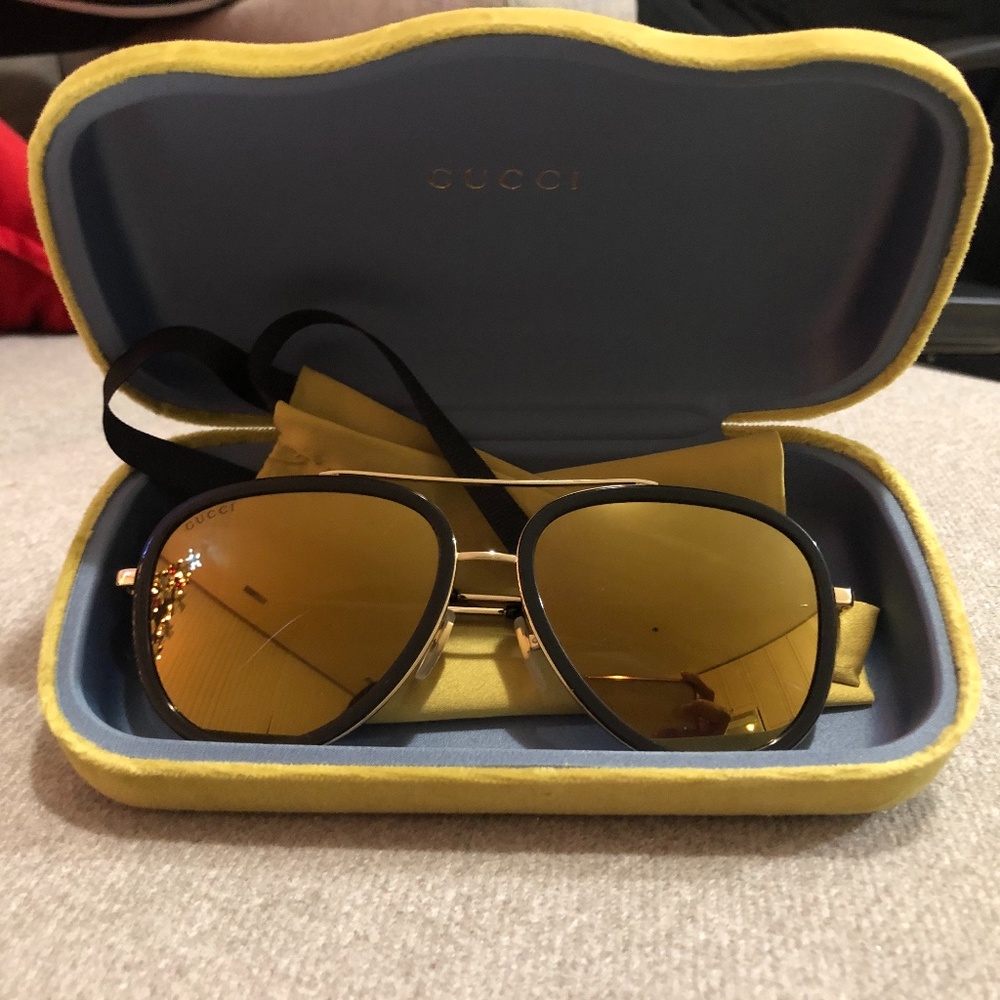 Brand New Gucci Aviator Sunglasses